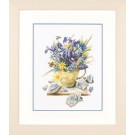borduurpakket marjolein bastin, violet boeket