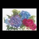 borduurpakket hortensia met rozen
