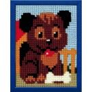 kruissteekwandkleed hondje-3