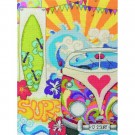 borduurpakket hippie style, collage met vw bus